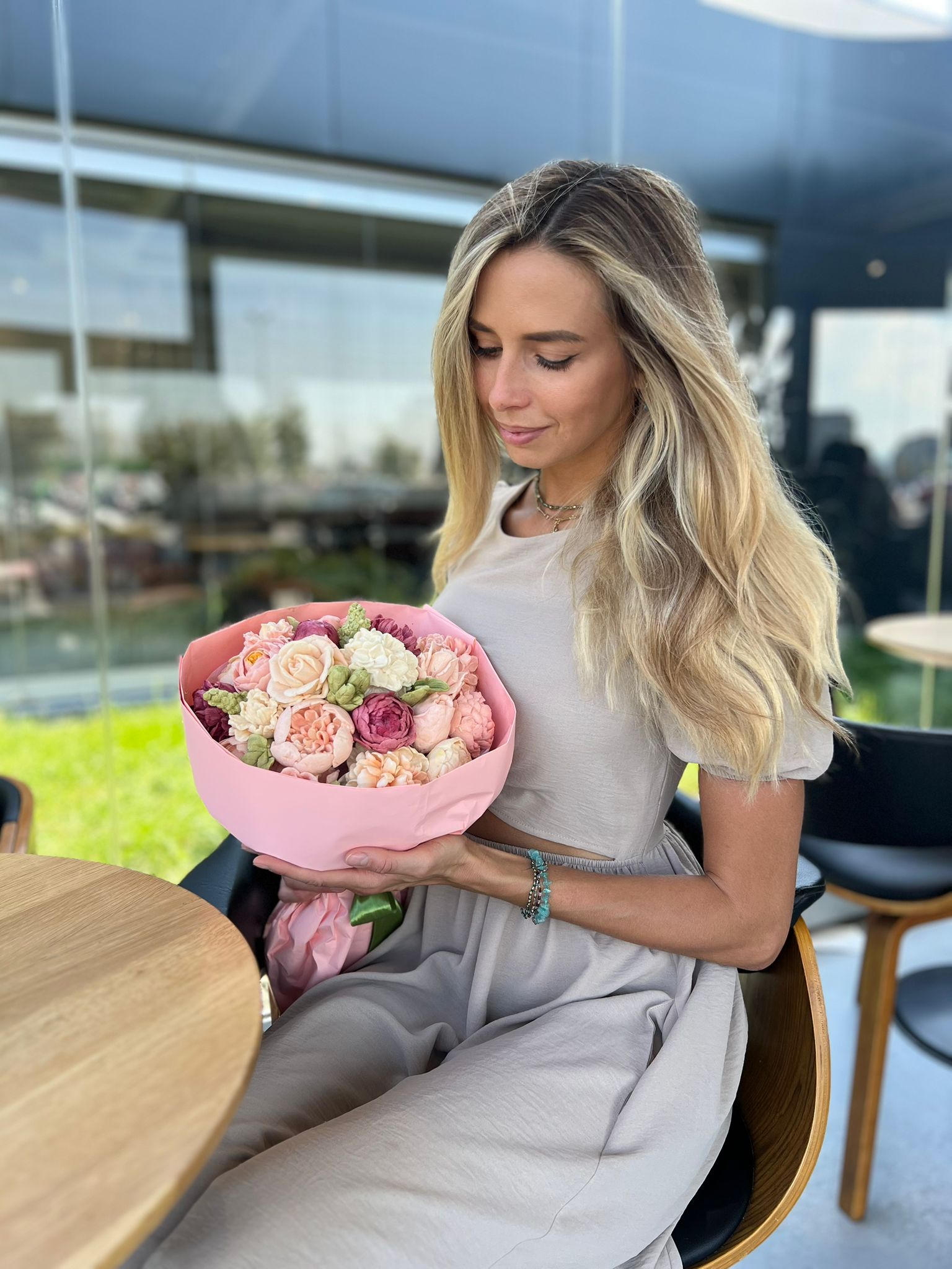 Buchet pastel de flori comestibile Flor Mellow